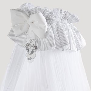 Zanzariera Mambo Grigio per letto con asta - cm 190 x 600
