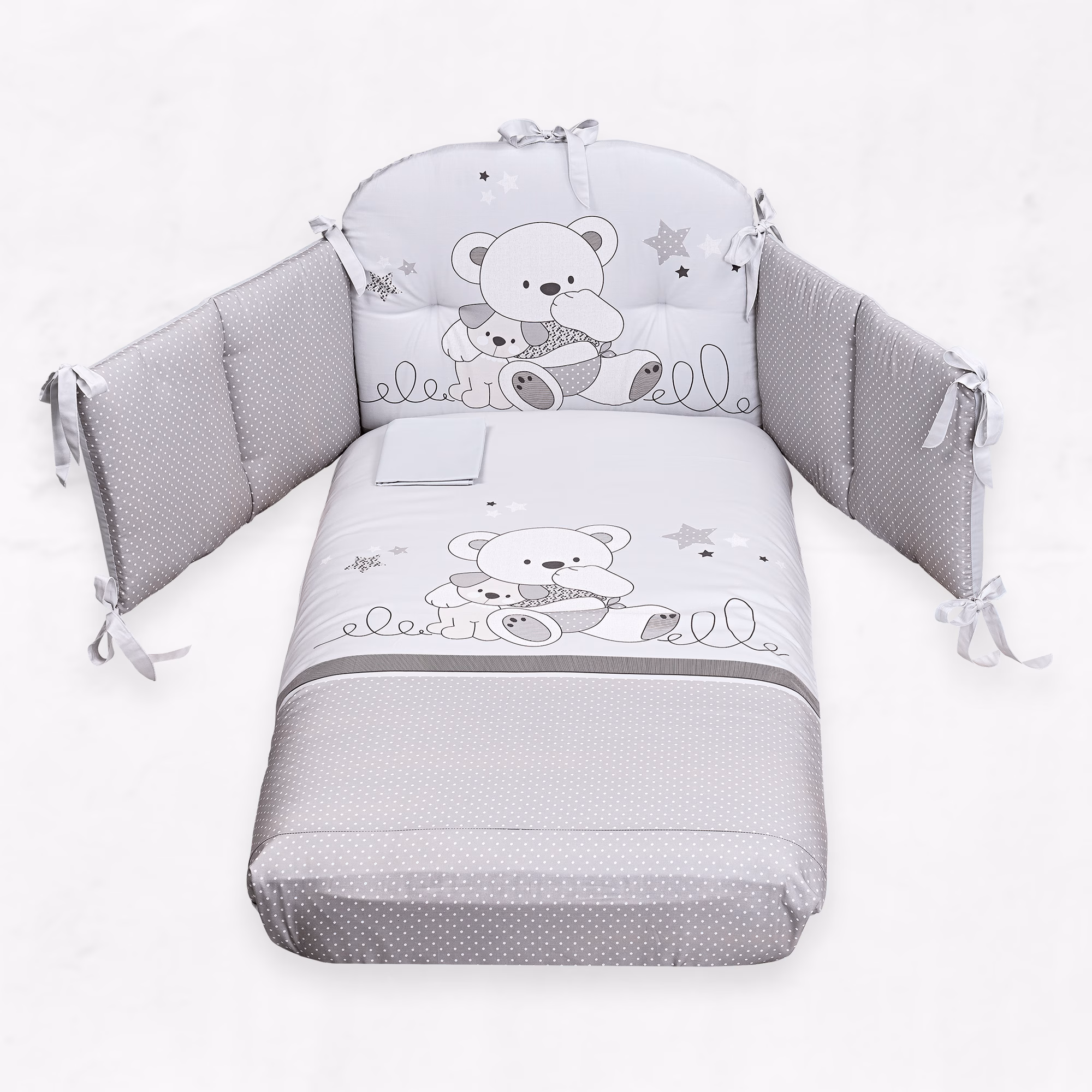 Set piumetto letto stampato Valdo