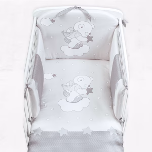 Set piumetto letto stampato Mambo
