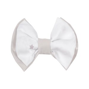Fiocco tessile per fasciatoio e comò Dream - Tortora - cm 21 x 10