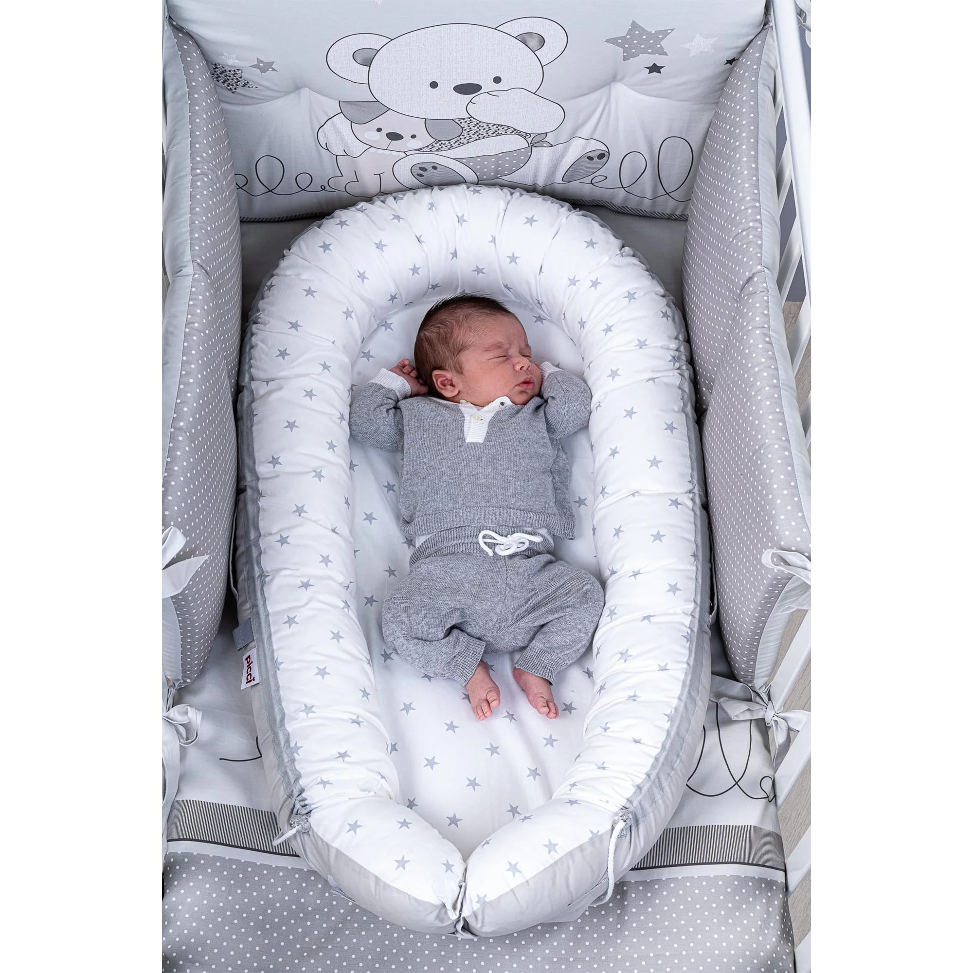 Set piumetto letto stampato Valdo - immagine 2