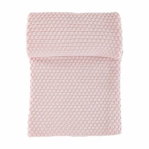 Coperta cotone Bamboo per culla cm 80 x 100 - Rosa