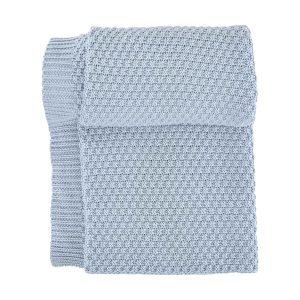 Coperta cotone Bamboo per culla cm 80 x 100 - Cielo