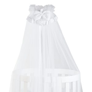 Zanzariera per letto con asta Piuma - Bianco