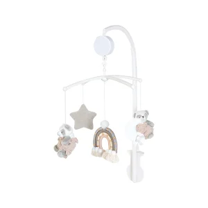 Giostrina musicale carillon Arcobaleno - h 65 cm - Tortora