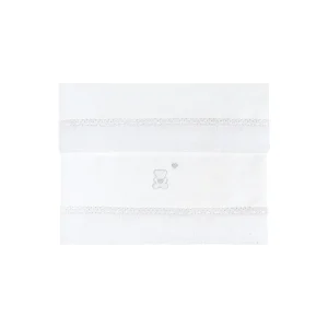 Set lenzuolino 2 pezzi Piuma per culla ovale SWING - Bianco