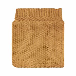 Coperta cotone Bamboo per culla cm 80 x 100 - Senape
