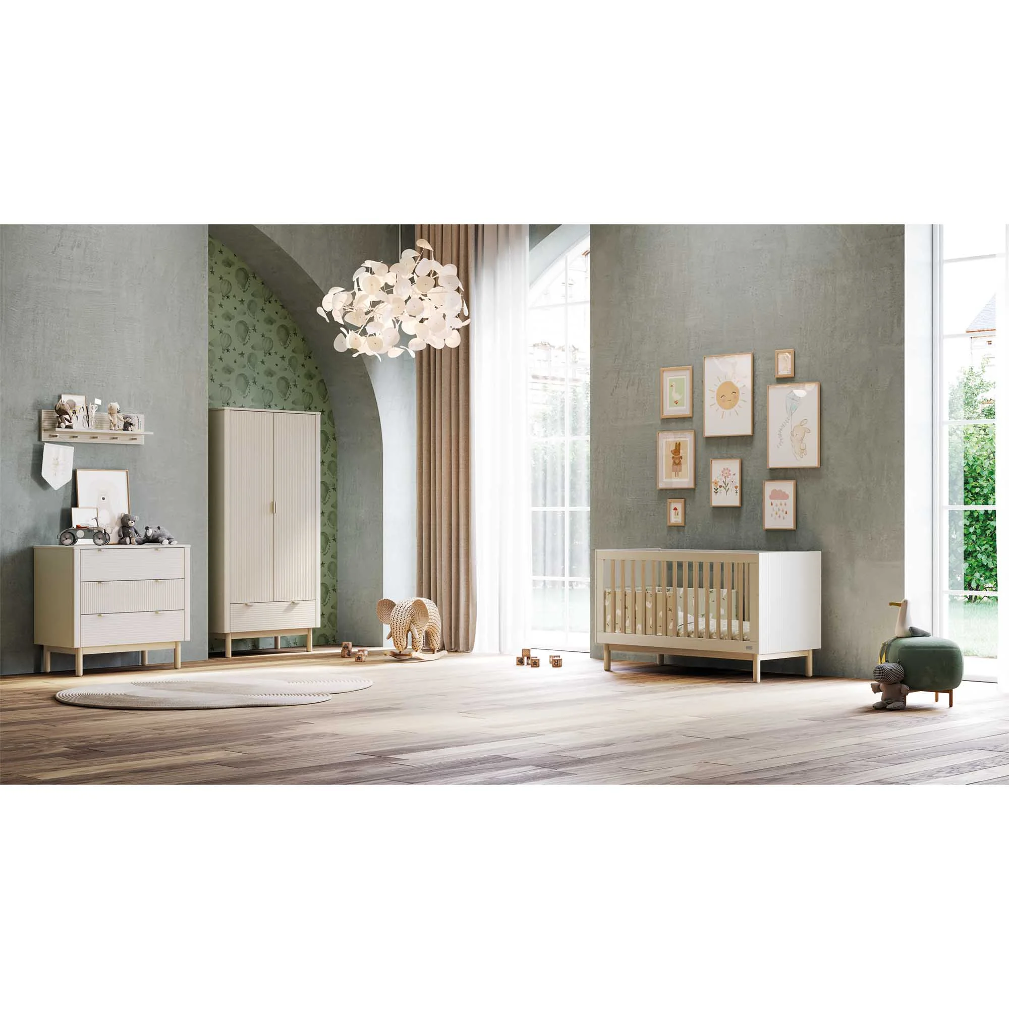 Letto trasformabile in Toddler Demì Champagne – cm 143,6 x 75,2 x h 87,4 - immagine 5