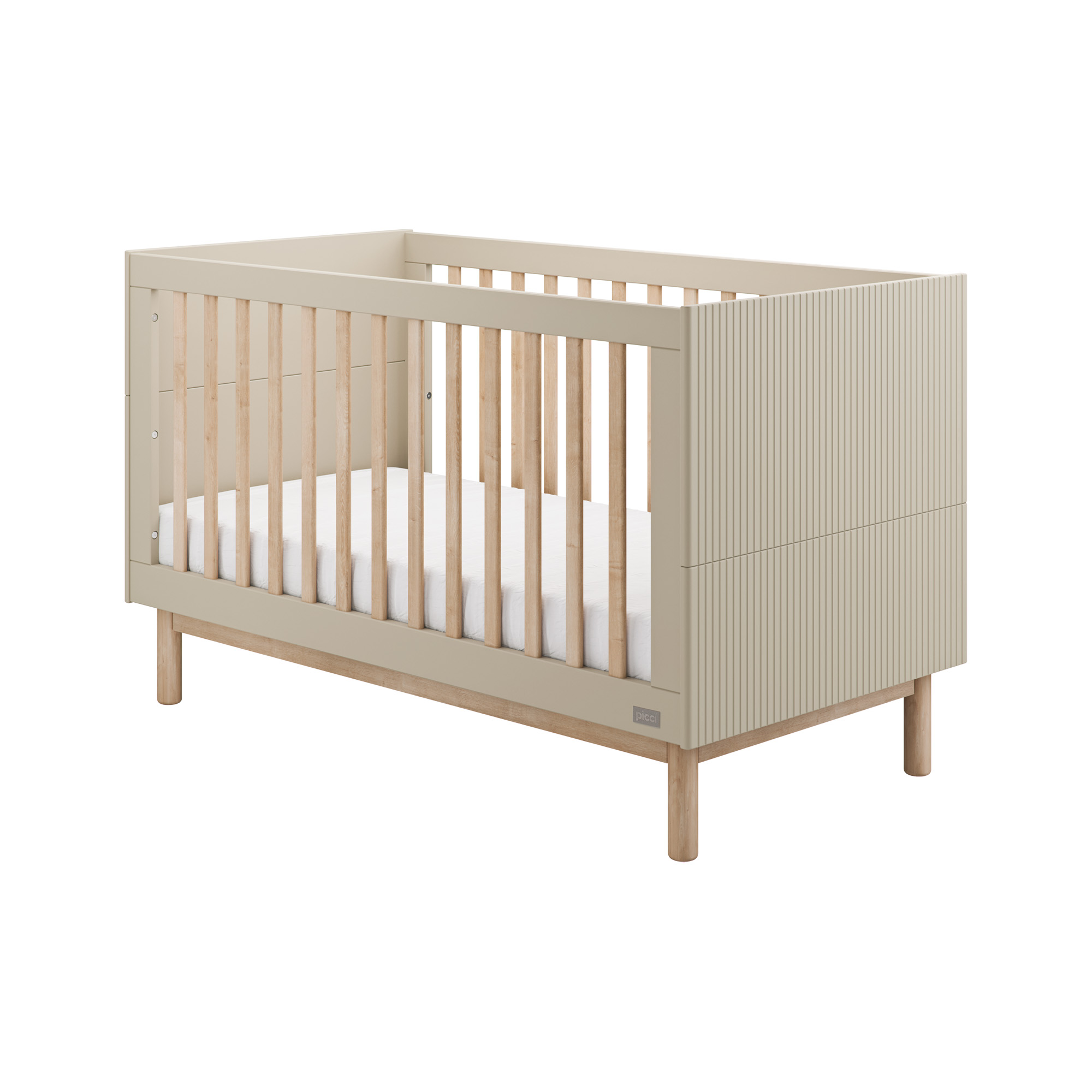 Letto champagne Demì trasformabile in Toddler