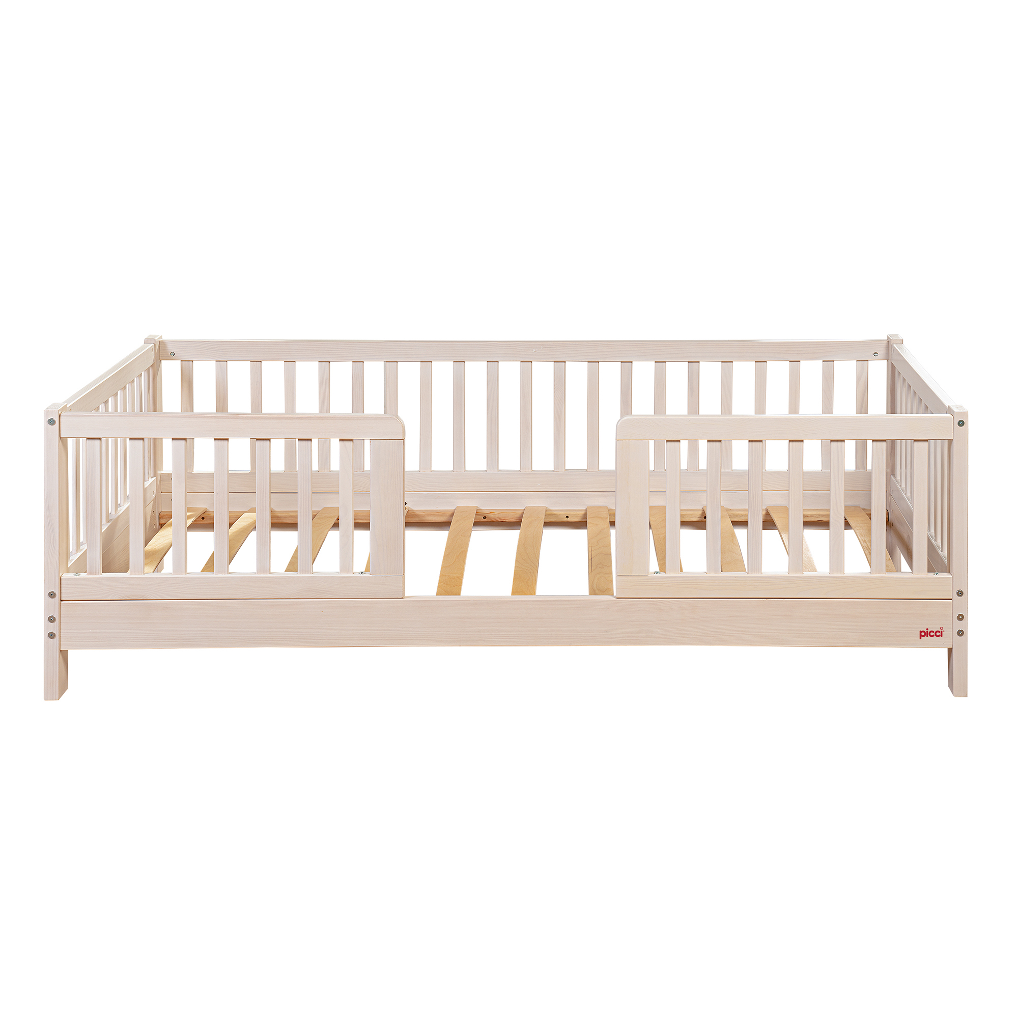 Letto Free con sponde Naturale – cm 164 x 91 x h 59