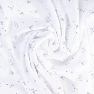 Swaddle in mussola 1 pz. cm 120 x 120 - Uccellino cielo