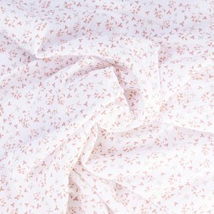 Swaddle in mussola 1 pz. cm 120 x 120 - Fiore terracotta