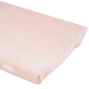 Cover in spugna di Bamboo per fasciatoio in PVC - Rosa talco