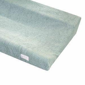 Cover in spugna di Bamboo per fasciatoio in PVC - Verde vintage