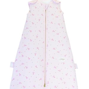 Sacco Notte Allungabile in mussola Fiore Rosa 0-6/24 mesi