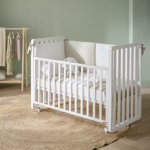 ICE Lettino Evolutivo - Champagne con sponde bianche